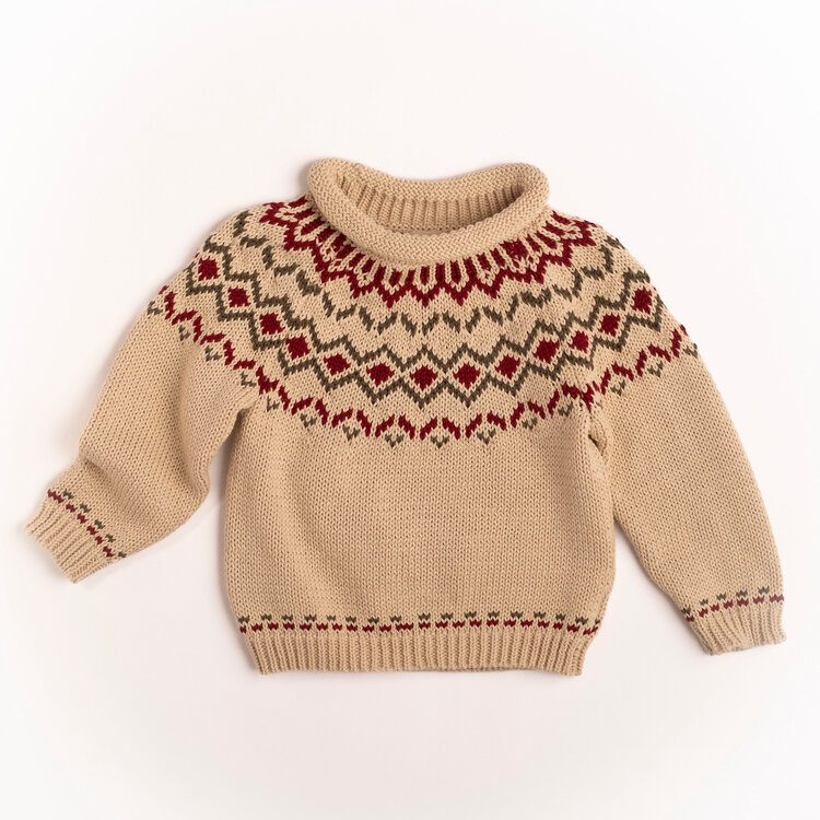 WILD WAWA Intarsia Sweater