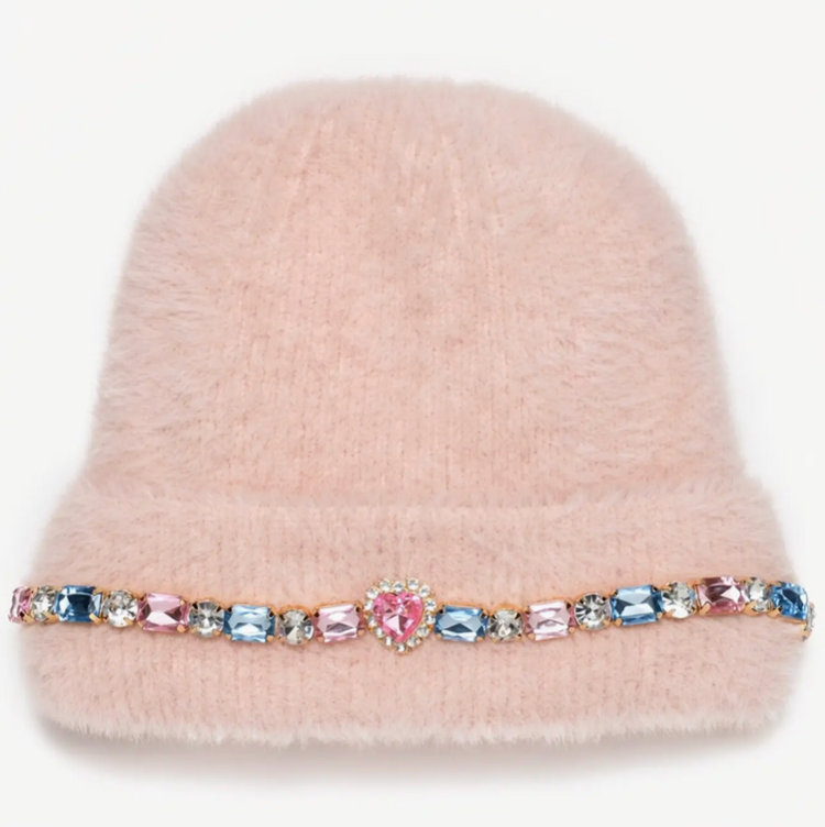SUPER SMALLS Cotton Candy Jeweled Beanie