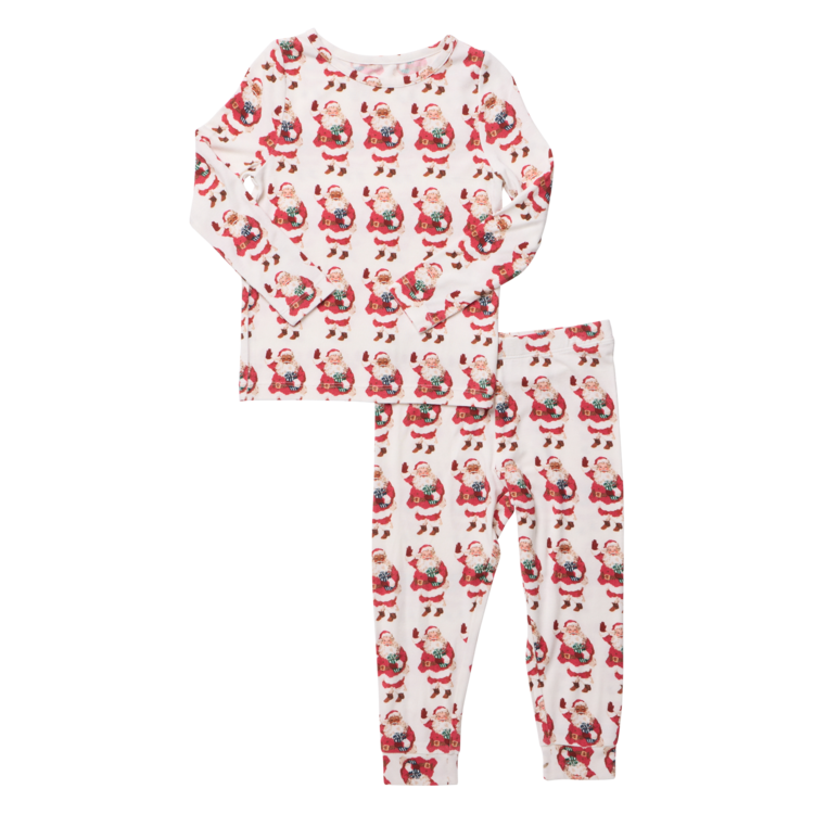 PINK CHICKEN Vintage Santas PJ Set
