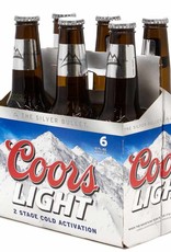 Coors Light Bottles 6pk -12 oz