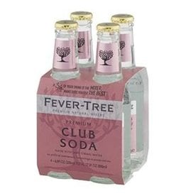 Fever Tree Club Soda 4pk - 6.8oz