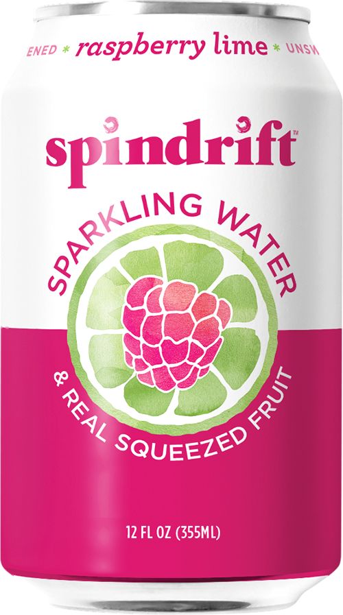 Spindrift Sparkling Water Raspberry Lime Can - 12oz