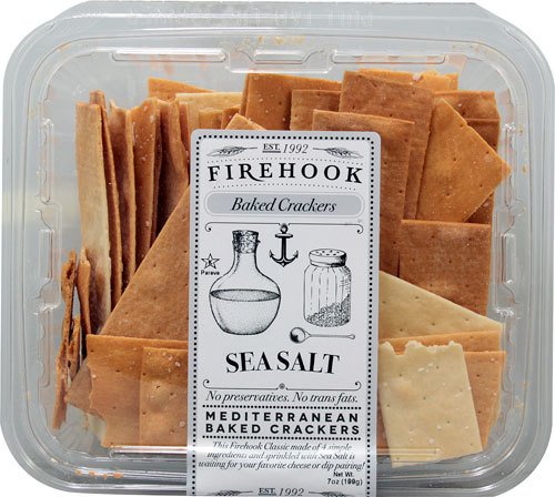 Firehook Baked Crackers Sea Salt 8 oz