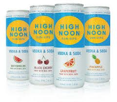 High Noon, Vodka, Variety Pack ,Vodka and Seltzer Cans 8 pack -375ml
