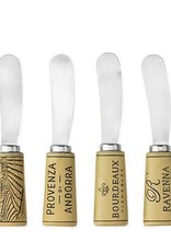 Wine Cork Handled Cheese Spreader Set