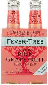 Fever Tree Sparkling Pink Grapefruit Water Case 6/4pk - 6.8oz