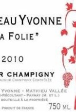 Chateau Yvonne Saumur-Champigny "La Folie" 2019 - 750ml