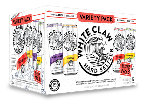 White Claw Seltzer Variety Pack #3 Cans 12pk - 12oz