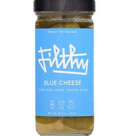 Filthy Blue Cheese Olives Jar 8 oz