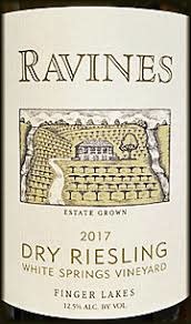 Ravines Wine Cellars Dry Riesling Finger Lakes 2017 - 750ml