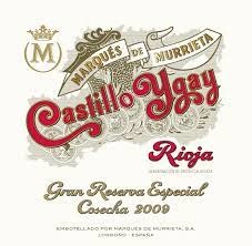 Marquis di Murrieta Rioja Gran Reserva "Castello Ygay" 2009 - 750ml