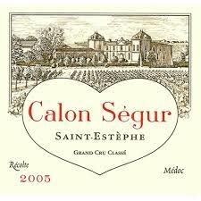 Chateau Calon-Segur St. Estephe  2005 - 750ml