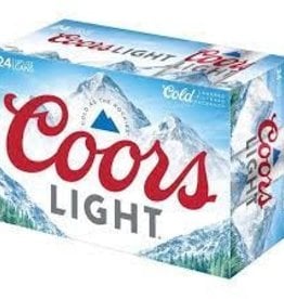 Coors Light Cans Case 2/12pk - 12oz