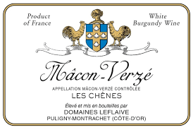 Domaine Leflaive Mâcon-Verzé "Les Chenes" 2020 - 750ml