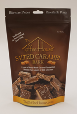 The Toffee House Milk Chocolate Salted Caramel Bark 8 oz Bag