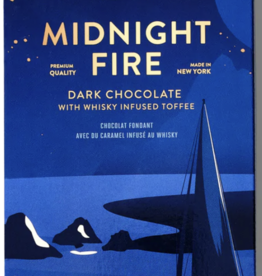 North South Confections "Midnight Fire" Dark Chocolate with Whiskey Infused Toffee