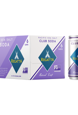 Regatta Pacific Sea Salt Club Soda Slim Cans 6pk - 7oz