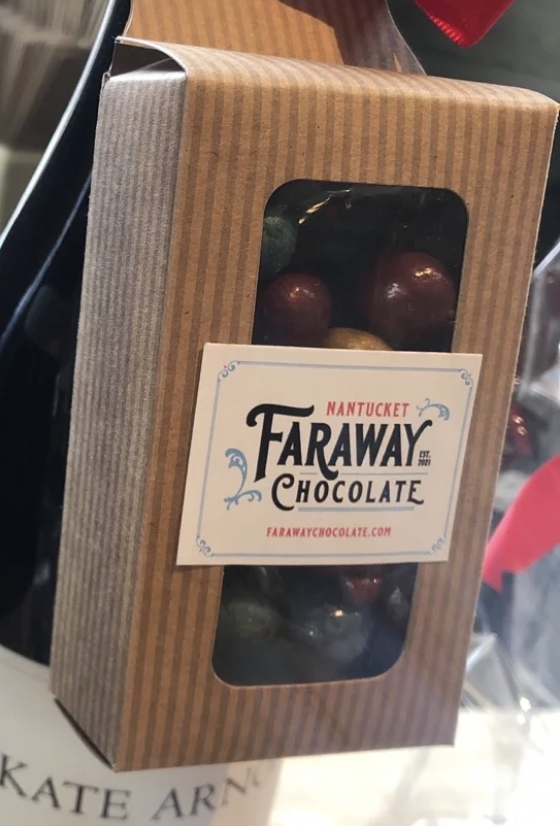 Faraway Chocolate Cobblestones Hanging Wine Box 2 oz