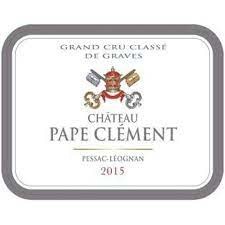 Chateau Pape Clement Pessac Leognan Grand Cru Classe de Graves 2015 - 750ml