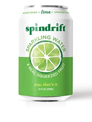 Spindrift Sparkling Water Lime Can - 12 oz