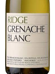 Ridge Grenache Blanc 2021 - 750ml