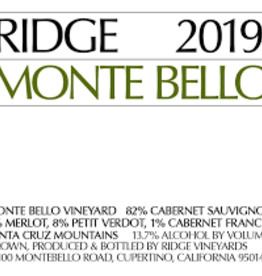 Ridge Montebello 2019 - 750ml