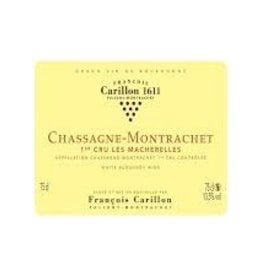 Francois Carillon Chassagne Montrachet 1er Cru "Les Macherelles" 2020 - 750ml