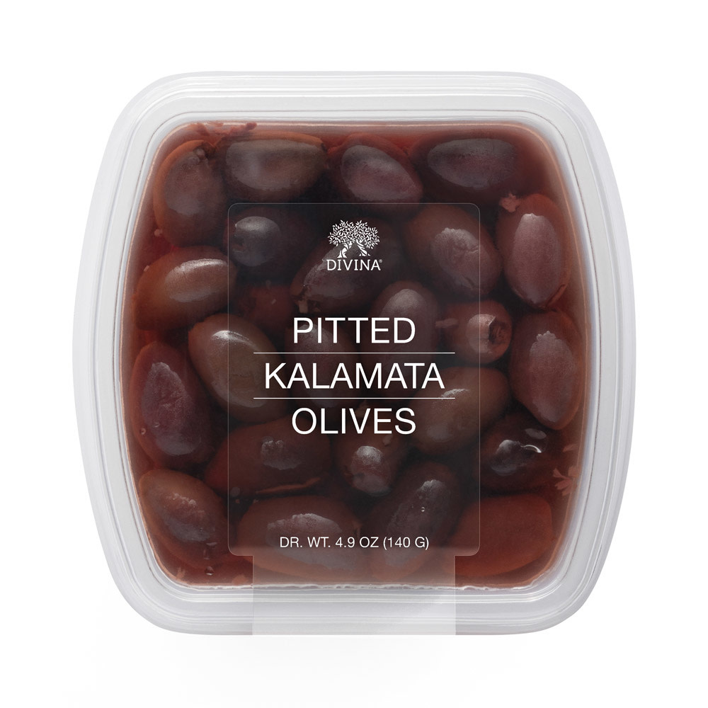 Divina Kalamata Pitted Olives Cup 4.9 oz