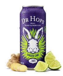 Dr. Hops Hard Kombucha Ginger Lime Cans 4pk - 12oz