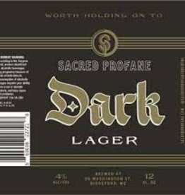 Sacred Profane "Dark" Lager Cans 12pk - 12oz