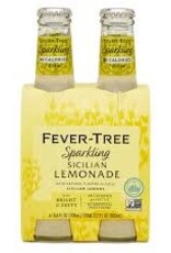 Fever Tree Sparkling Sicilian Lemonade Water 4pk - 6.8oz