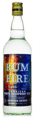 Rum Fire White Overproof Rum 750ml