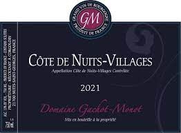 Gachot Monot Cotes de Nuits Villages 2021 - 750ml