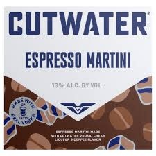 Cutwater Spirits Espresso Martini RTD Cans 4pk -12oz