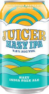 Harpoon Brewing "Juicer" Hazy IPA Case Cans 2/12pk - 12oz