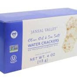 Jansal Valley Olive Oil and Sea Salt Water Cracker 4 oz