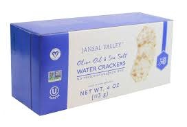 Jansal Valley Olive Oil and Sea Salt Water Cracker 4 oz