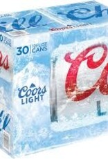 Coors Light 30 pack 120z cans