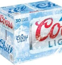 Coors Light Cans 30pk - 12oz