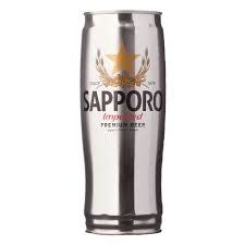 Sapporo Silver Premium Beer Can 22oz