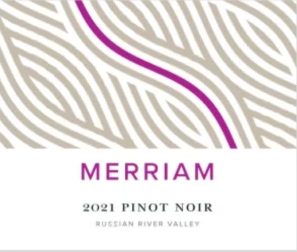 Merriam Pinot Noir Russian River Valley 2021 - 750ml