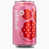 Poppi Raspberry Rose Prebiotic Soda