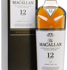 Macallan Scotch Sherry Oak Cask 12 Year 750ml