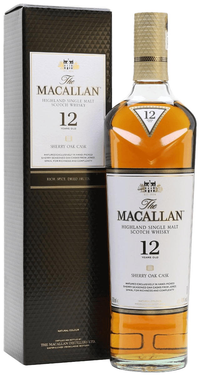Macallan Scotch Sherry Oak Cask 12 Year 750ml