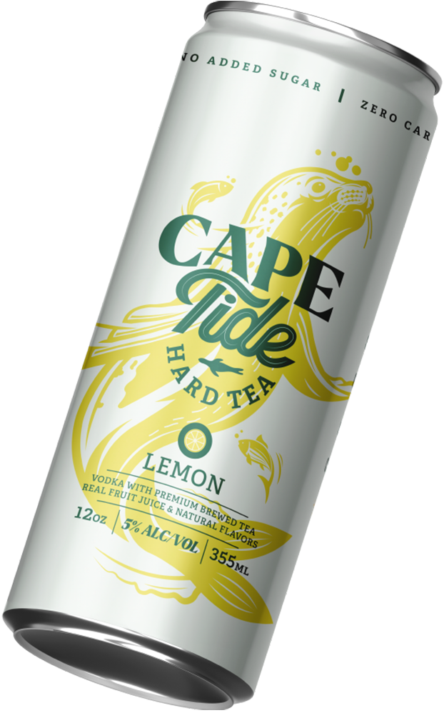 Cape Tide Lemon Hard Iced Tea 4pk - 12oz Cans