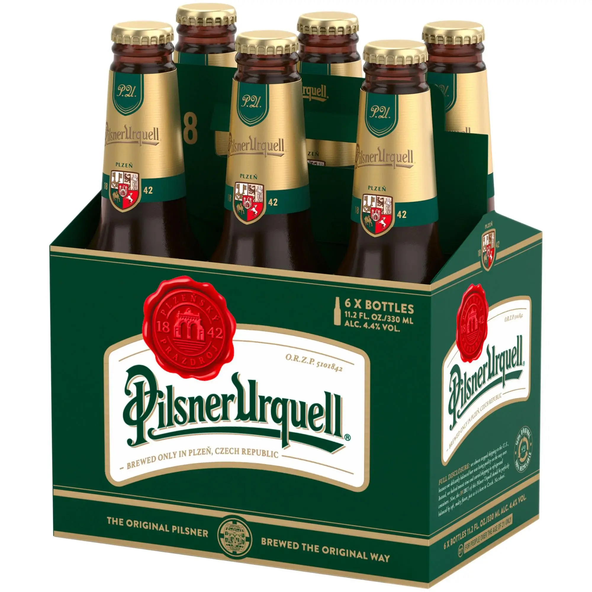 Pilsner Urquell Bottles 6pk - 11oz