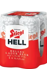 Stiegl Hell Lager 4pk cans - 16.9oz