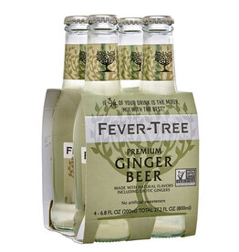 Fever Tree Light Ginger Beer 4pk - 6.8oz