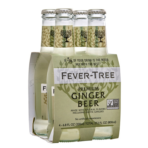 Fever Tree Light Ginger Beer 4pk - 6.8oz