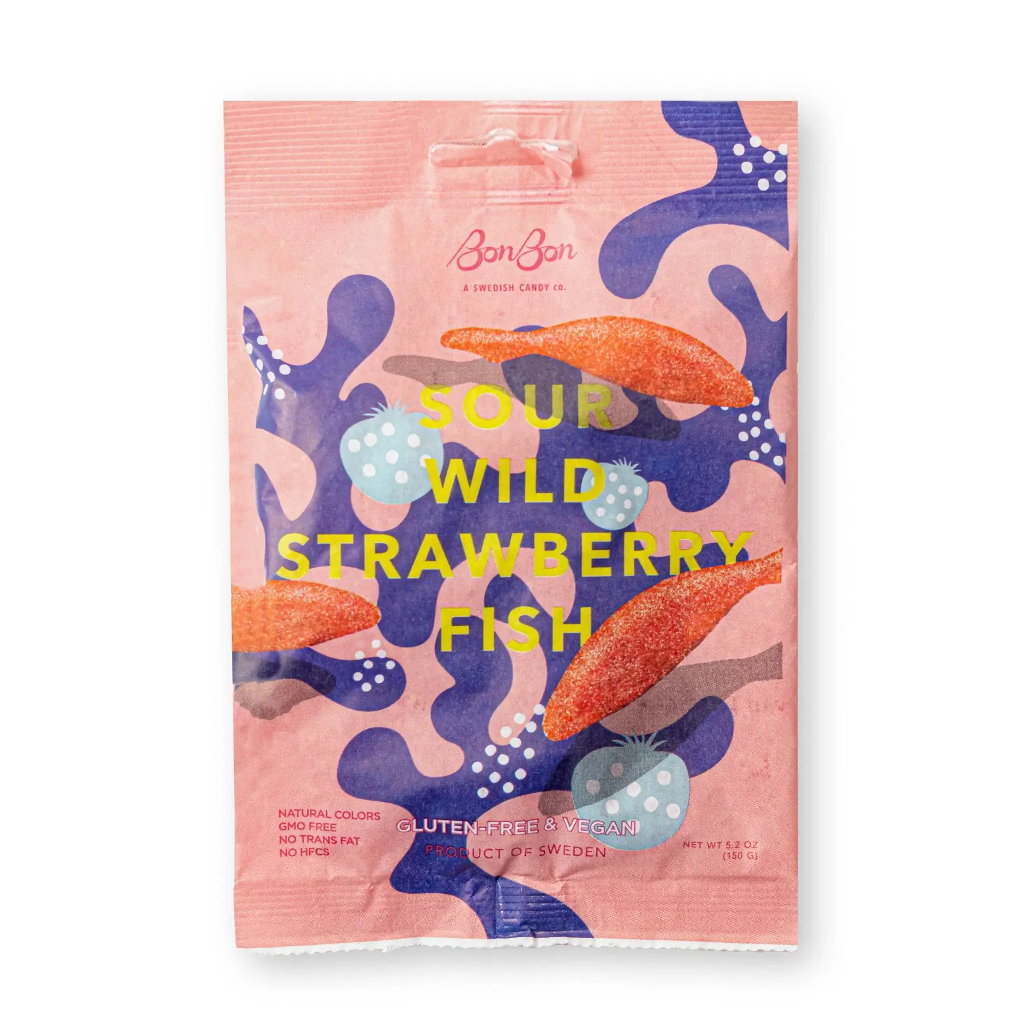 Bon Bon Bon Bon Sour Wild Strawberry Fish